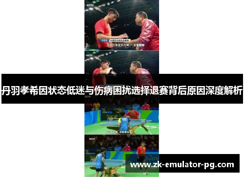 丹羽孝希因状态低迷与伤病困扰选择退赛背后原因深度解析 丹羽孝希因状态低迷与伤病困扰选择退赛背后原因深度解析